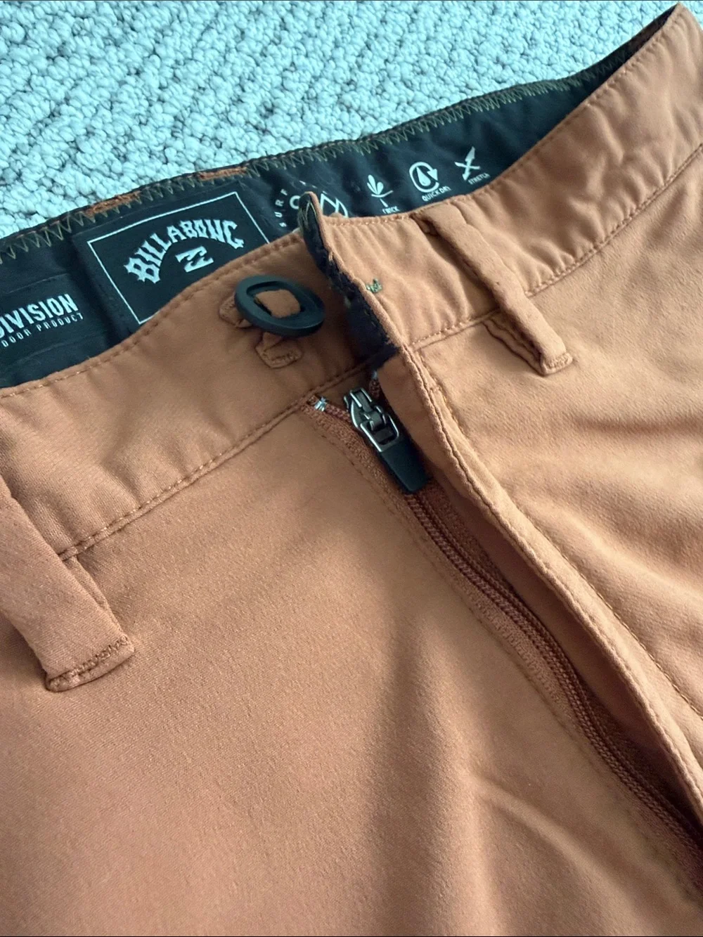Billabong Men's Rust Orange Hybrid Shorts